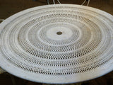 Round French garden table with 4 chairs – 1920’s