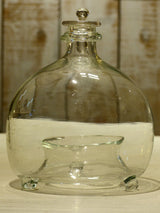 French hand blown glass container to trap wasps - 19th century