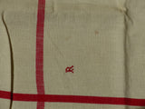 Set of 4 French linen tea towels with ‘R’ monogram
