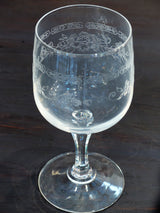 Set of 12 French red wine glasses – 1930’s