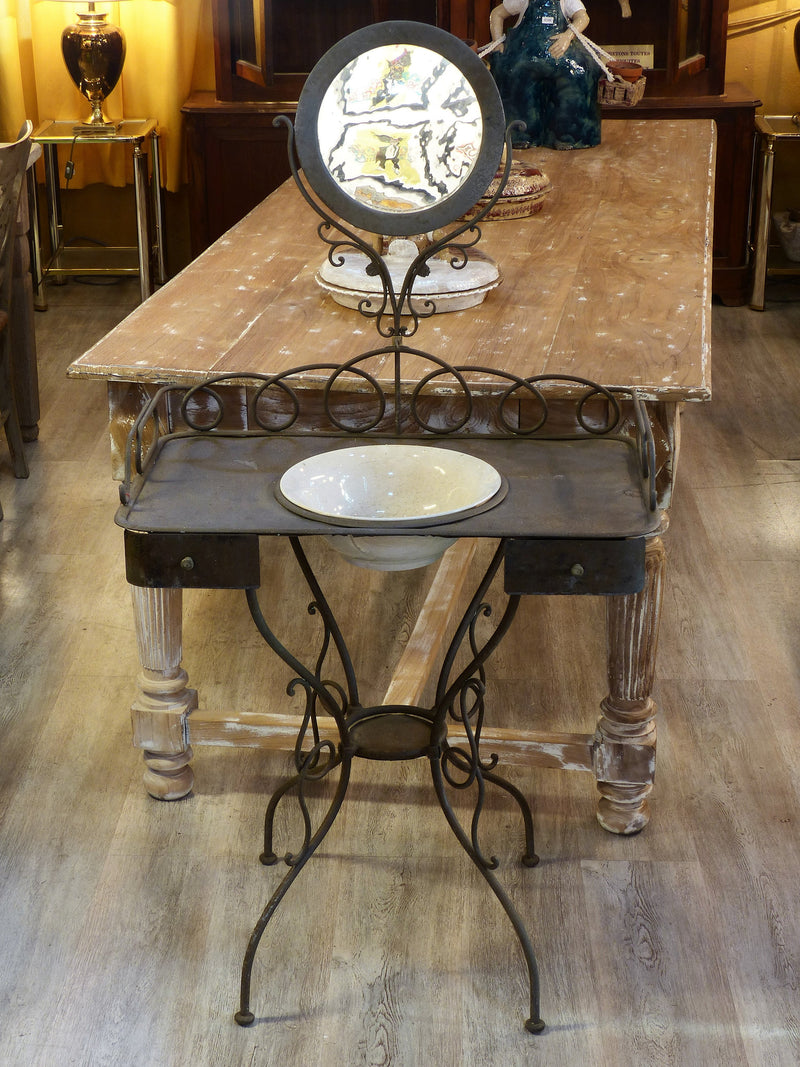 19th century wash stand from a French boarding school