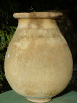 French biot jar with creamy yellow glaze - 19th century