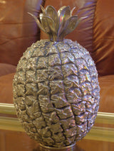 Silver French pineapple ice bucket by Michel Dartois 1970's