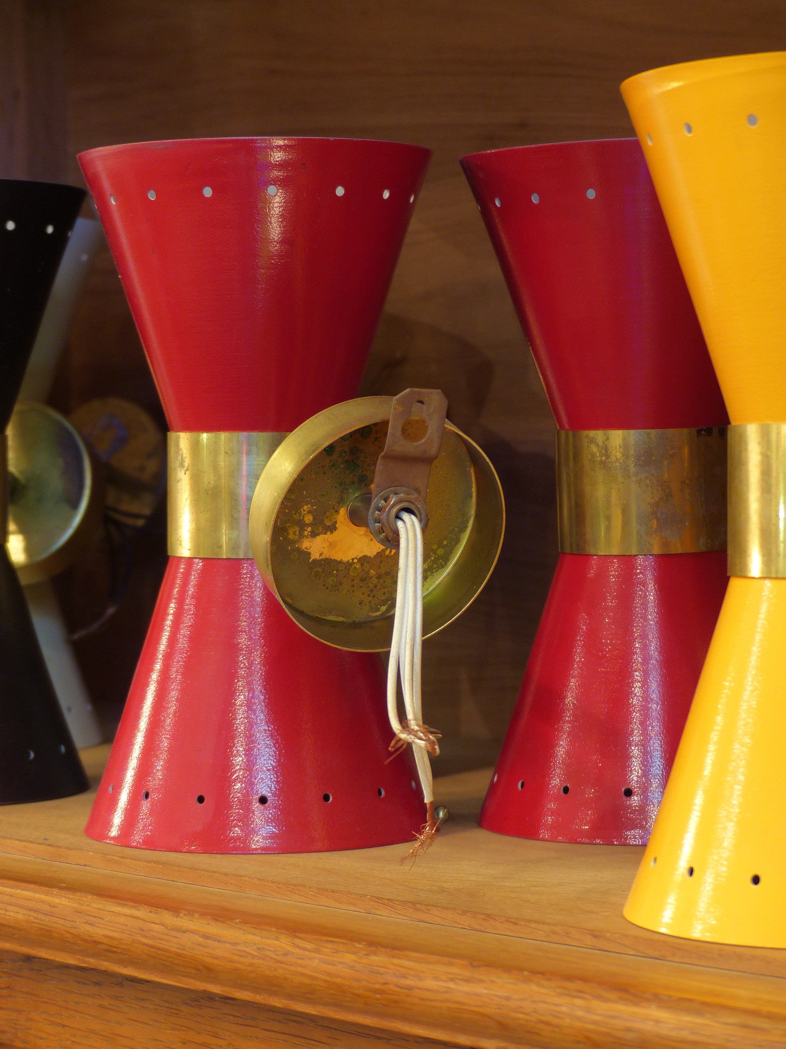 Pairs of ‘Stilnovo’ adjustable wall sconces