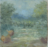 La petite marche 10 ¼” x 10 ¼”