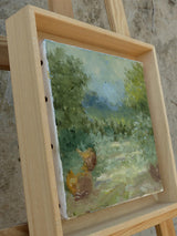 La petite marche 10 ¼” x 10 ¼”