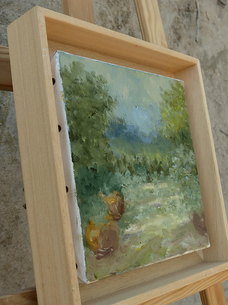 La petite marche 10 ¼” x 10 ¼”