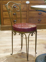 Pair of mid-century Parisian vanity chairs