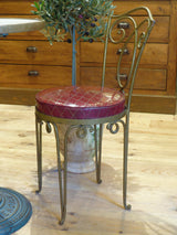 Pair of mid-century Parisian vanity chairs