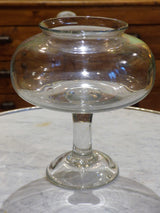 19th century French apothecary jar - flat