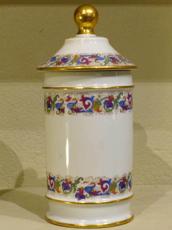 Limoges porcelain apothecary jar
