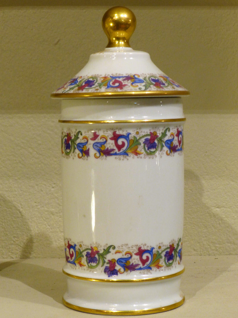 Limoges porcelain apothecary jar