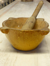 19th century French mortar and pestle