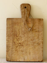 Rustic French cutting board with string