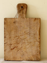 Rustic French cutting board with string