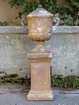 Late 18th century / early 19th century mounted Medici garden urn