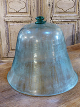 19th century glass garden cloche – bell shaped