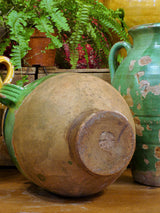 Late 19th century green confit pot - 12¼”
