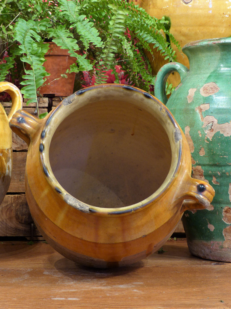 Late 19th century orange confit pot - 12½”