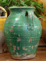 Late 19th century green Anduze vase – 14½”