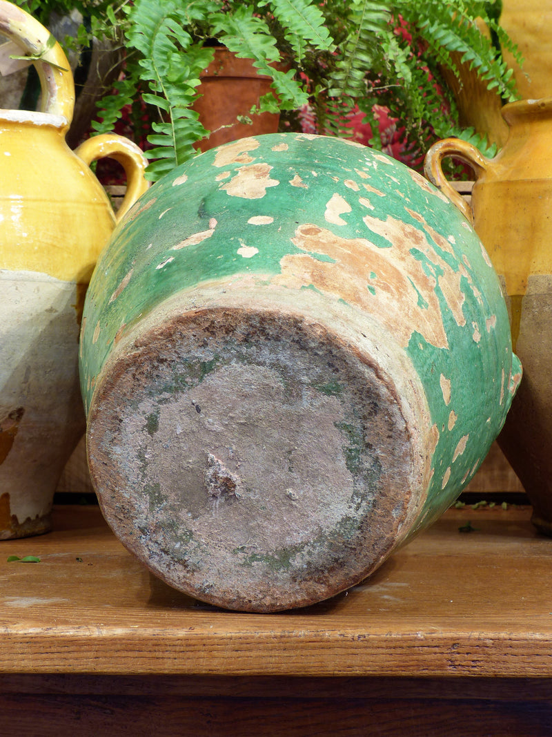 Late 19th century green Anduze vase – 14½”