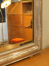 Mid-19th century Louis Philippe mirror - silver
