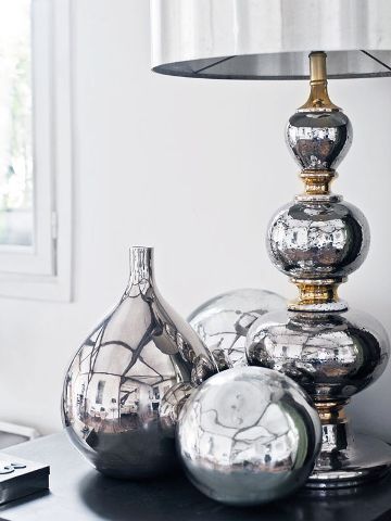 Very large Maison Jansen lamp - mercury ceramic 1/2