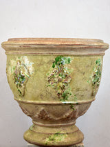 Terracotta cup shaped planters - Louis XVII style with antica finish