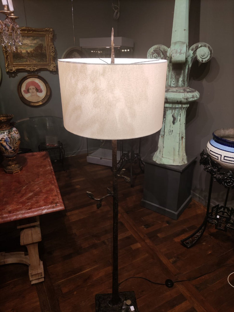 Bronze floor lamp