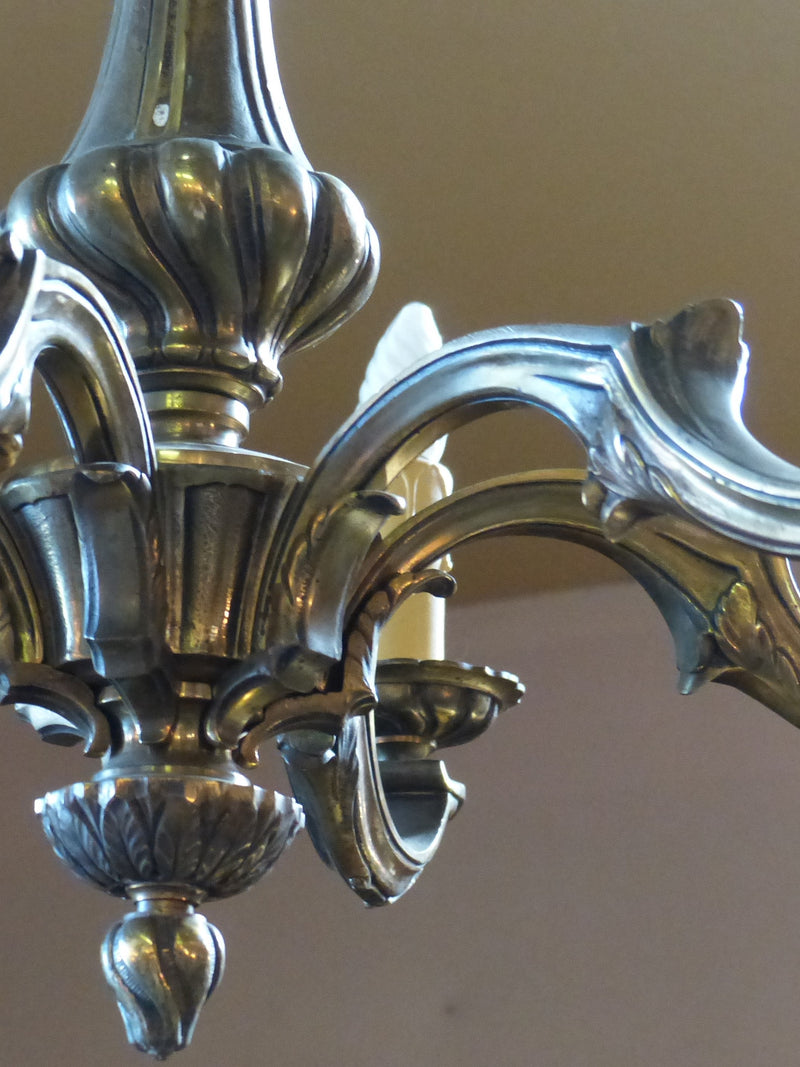 Louis XV Bronze Chandelier - six arm