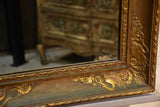 Small early 19th century Empire mirror with deep rectangular frame