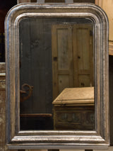 Silver leaf Louis Philippe mirror with original glass