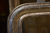 Silver leaf Louis Philippe mirror with original glass