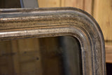 Silver leaf Louis Philippe mirror with original glass