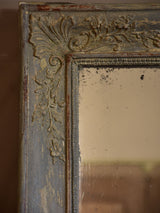Large antique French Restoration mantle mirror