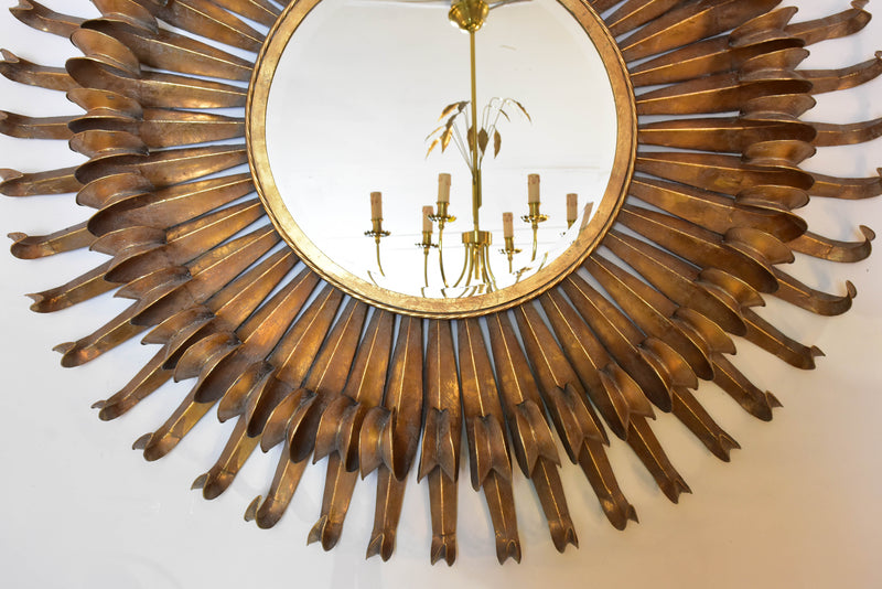 Extra-large vintage eyelash mirror