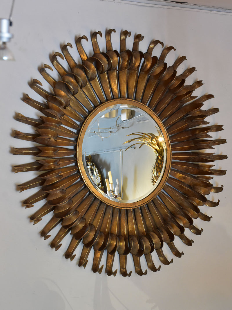 Extra-large vintage eyelash mirror