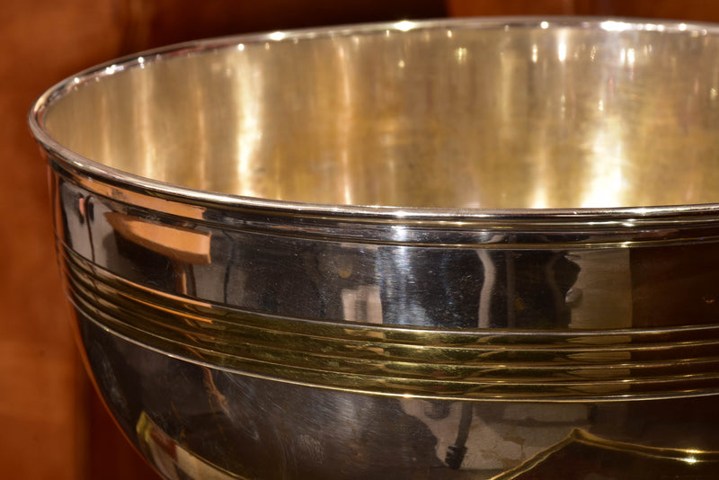 Vintage Champagne bucket with matching dish